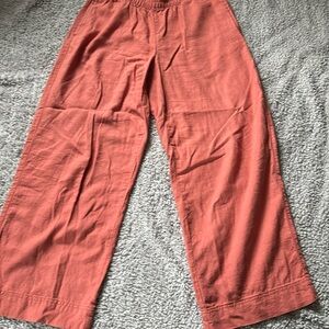 Old Navy Orange Ankle Cropped Pants